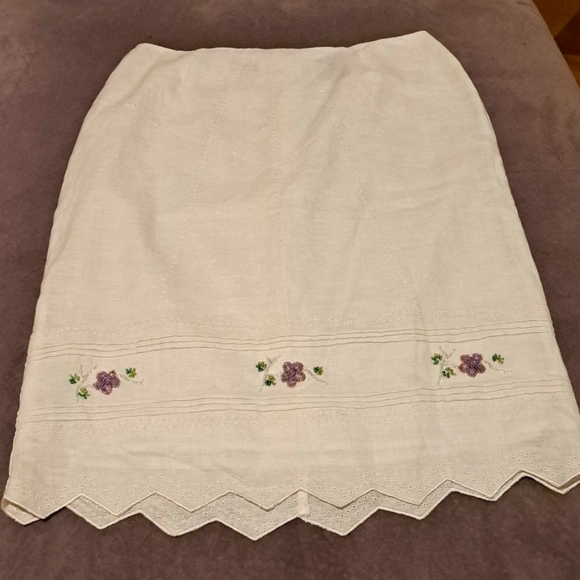 Irish linen skirt - Picture 2 of 10